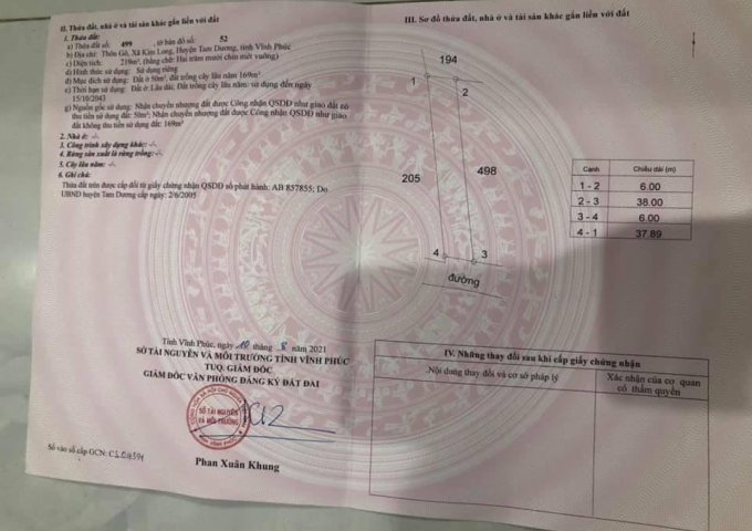 HOT! HOT! HOT! BÁN 219M2 ĐẤT TẠI TRỤC CHÍNH THÔN GÔ - KIM LONG- TAM DƯƠNG. LH: 0982583820