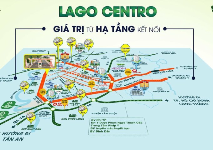 Đất nền dự án khu dân cư Lago Centro, DT 80m2, giá  1,2ty. lh: 0944485091