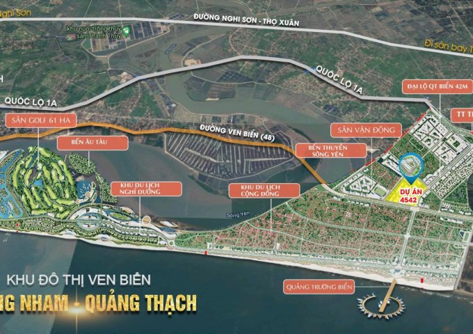 Đất nền đường ven biển Quảng Nham-Quảng Thạch, Quảng Xương, Thanh Hóa