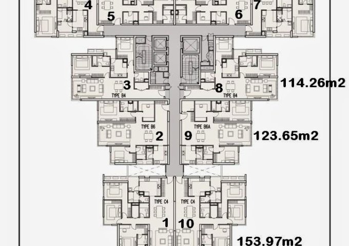 Bán căn hộ 123.6 m2  2PN 2WC tại Mulberry Lane - Mua bán căn hộ Mulberry Lane cùng Subbaba