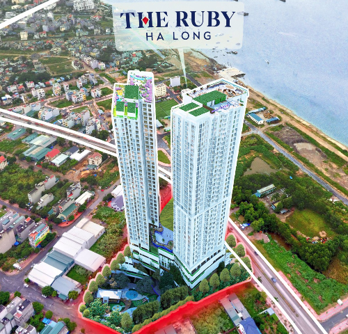 Chung cư The Ruby Hạ Long 100% view biển, CK lên đến 12.5%, LS 0% 24 tháng giá chỉ từ 900 triệu