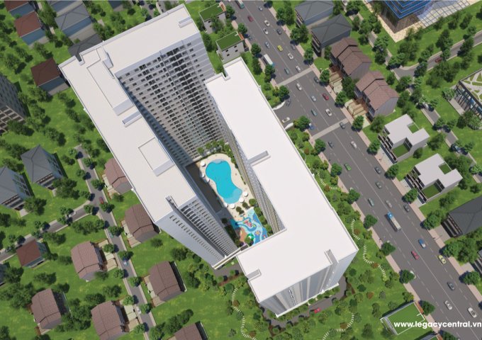 Bán căn hộ Legacy Central 900 triệu/căn, thanh toán 135tr triệu nhận nhà, ân hạn gốc lãi đến 18 tháng