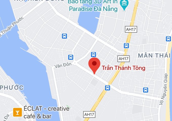 Bán 2 lô liền kề mặt tiền Trần Thánh Tông, Sơn Trà. DT: 200 m2. Giá: 10,6 tỷ