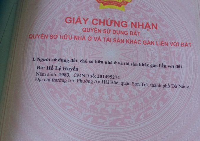 Bán Đất Thôn Tuý Loan Tây, Xã Hoà Phong, Huyện Hoà Vang, Đà Nẵng