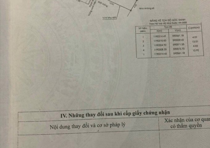 CHÍNH CHỦ CẦN BÁN LÔ ĐẤT MT ĐƯỜNG HỒ VĂN LONG, P. TÂN TẠO, Q. BÌNH TÂN