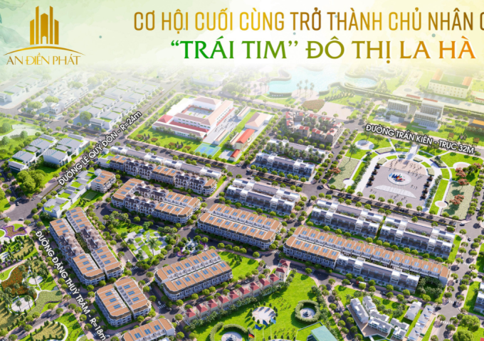Sở hữu ngay đất đẹp TP Quảng Ngãi chỉ với 326 triệu ( 30%), sổ sẵn, tặng lộc vàng KH