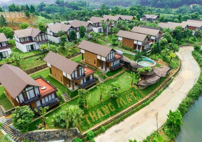 BÁN BIỆT THỰ VIEW HỒ TẠI THANG MÂY VILLAGE (BA VÌ), SỔ ĐỎ FULL THỔ, CK LÊN TỚI 9%