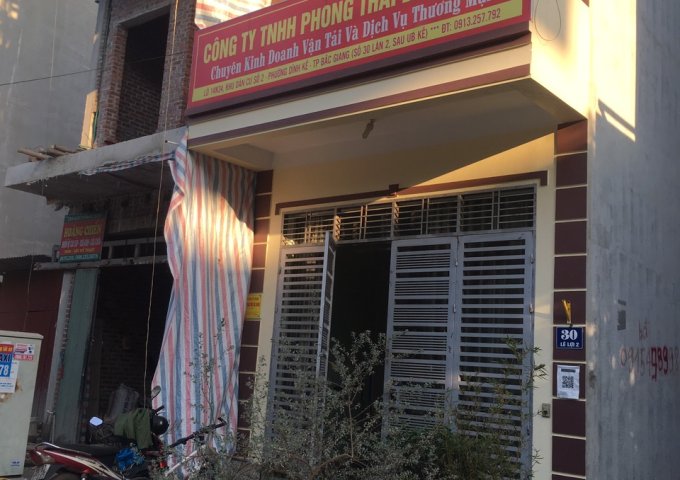 Chính chủ em bán lô đất mặt phố Lê Lợi 2 (khu dân cư số 2) Phường Dĩnh Kế, TP Bắc Giang