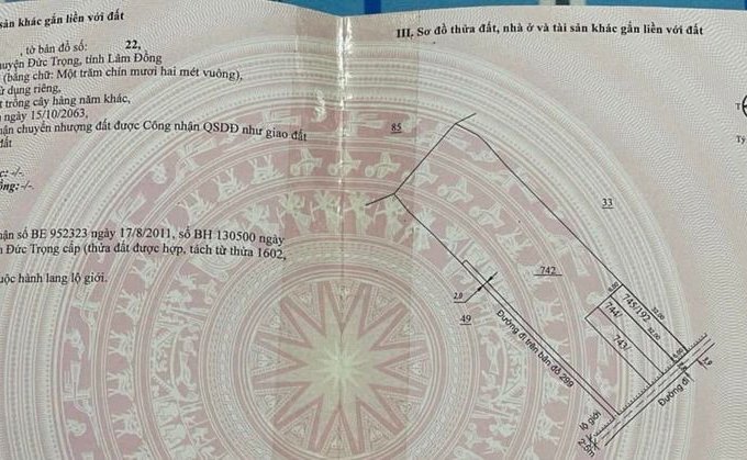 CHÍNH CHỦ CẦN BÁN 2 LÔ ĐẤT TẠI ĐỨC TRỌNG – LÂM ĐỒNG. LIÊN HỆ: 0799795576