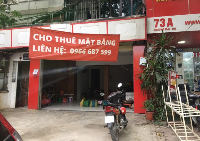 Cho thuê tầng 1 nhà mặt phố số 73 Phương Mai, Đống Đa, Hà Nội