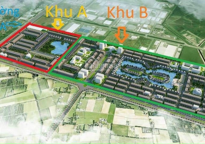 BÁN 2 LÔ LIỀN KỀ NHAU - KHU A DỰ ÁN V-GREEN CITY PHỐ NỐI., YÊN MỸ. HƯNG YÊN