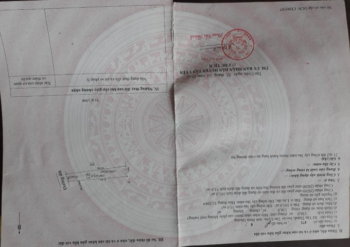 CHÍNH CHỦ BÁN ĐẤT TẶNG NHÀ XÃ TÂN THÀNH, TÂN UYÊN, BÌNH DƯƠNG