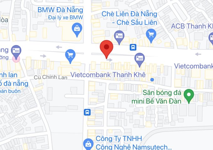 Bán đất đường Điện Biên Phủ, Chính Gián, Thanh Khê. DT: 142.6 m2. Giá: 5,7 tỷ