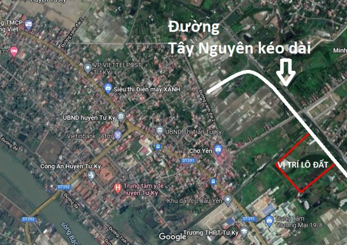 Bán đất công nghiệp tại thị trấn tứ kỳ-huyện tứ kỳ-tỉnh hải dương