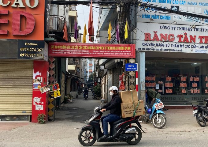 Bán Đất Ngõ 63 Ngọc Đại, Đại Mỗ, 63m, MT3.6m Phân lô Ô Tô đỗ cửa giá 4 tỷ 2