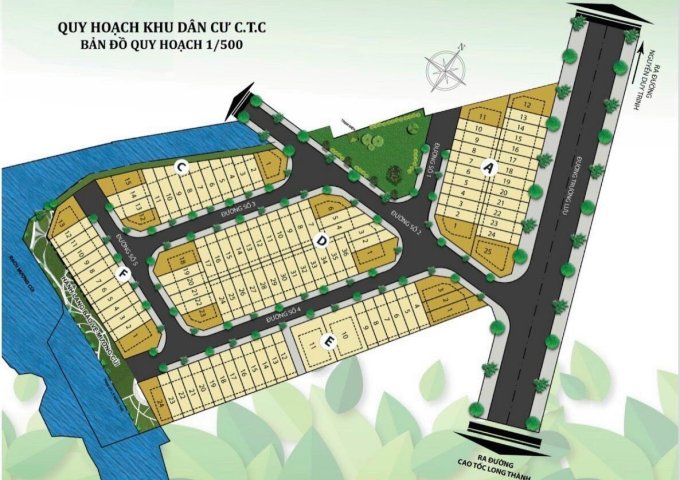 Chính chủ bán đất Khu Dân Cư C.T.C Trường Lưu Quận 9 35tr/m2