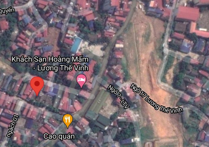 Bán lô đất 70m2 Tổ 6 đường Lương Thế Vinh ,p Quang Trung,tp Thái Nguyên.
