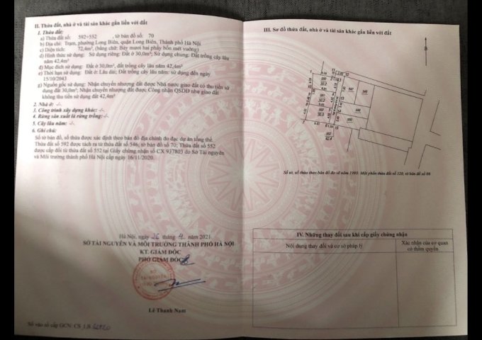 Chính chủ bán nhà Phường Long Biên Quận Long Biên