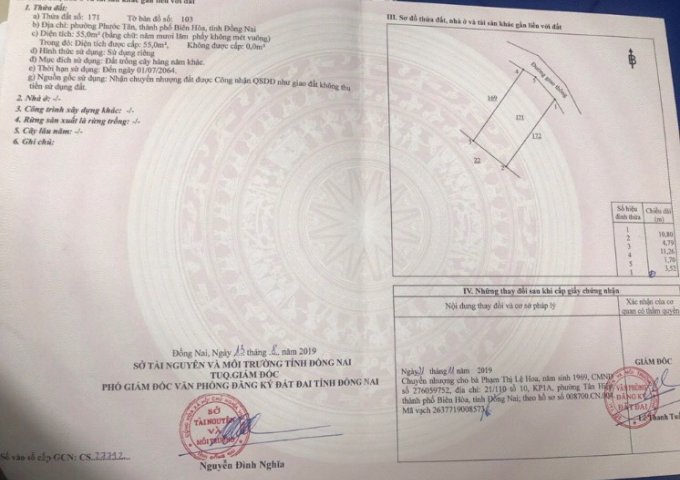 BÁN ĐẤT GẦN SÂN GOL LONG THÀNH – ĐỒNG NAI . 1 SET CỦA ĐƯỜNG NAM CAO