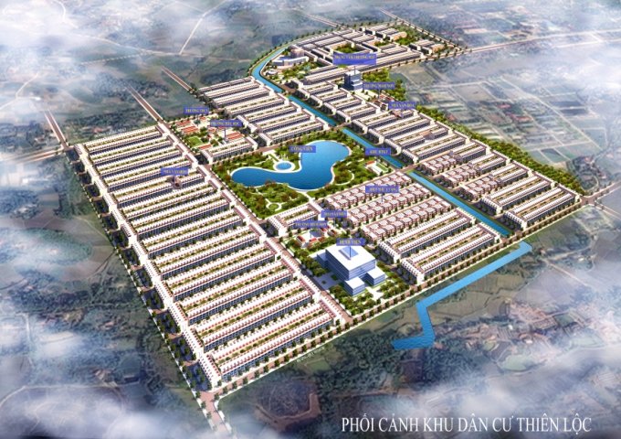 Bán 6 suất nội bộ đất nền KĐT Thiên Lộc - Thành phố Sông Công 816tr/90m2 cạnh công viên, gần bệnh viện, giá rẻ 1/2 thị trường