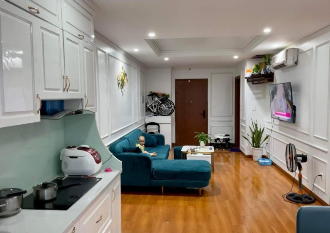  Cho thuê chung cư Hateco Hoàng Mai- Pháp Vân, 55m, 2PN,  full đồ, 6 triệu.