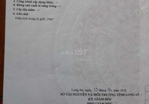 CHÍNH CHỦ bán đất tại Ấp mới 2, Đường Tỉnh lộ 824, Xã Mỹ Hạnh Nam, Huyện Đức Hòa, Long An.