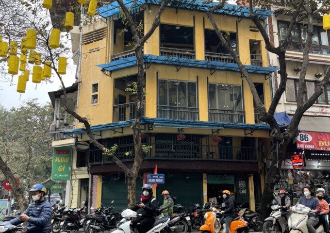Cho thuê nhà căn góc 2 mặt tiền 88 phố Hàng Khoai, Hoàn Kiếm