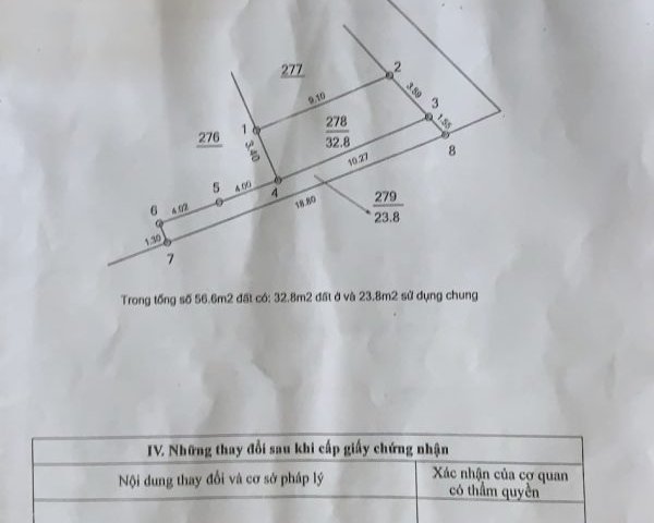 CHÍNH CHỦ CẦN BÁN 2 CĂN PHỐ CẦU CỐC – NHÀ 4 TẦNG