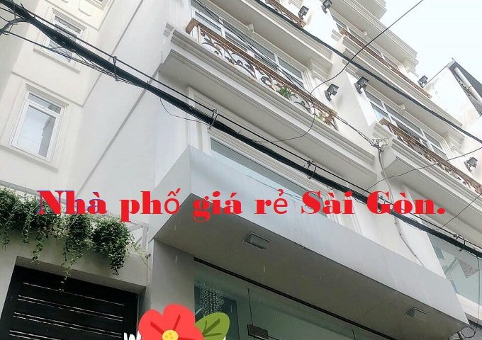 Nhà HXH Huỳnh Văn Bánh, P12, Phú Nhuận, 47m2, 5 tầng, nở hậu. Tùng thổ cư.