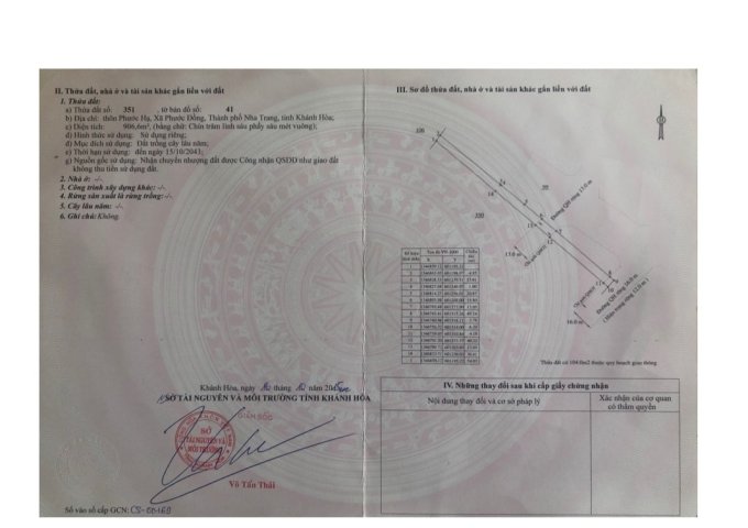 Bán đất vị trí đẹp Thôn Phước Hạ Xã Phước Đồng, Nha Trang, Khánh Hòa