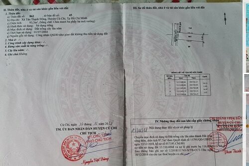 CHÍNH CHỦ CẦN BÁN ĐẤT KHU DÂN CƯ XÃ TÂN THẠNH ĐÔNG, H. CỦ CHI, HCM