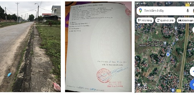 Bán 2 lô đất liền kề chia làm 2 bìa tại Tân Hương, Phổ Yên, Thái Nguyên, 0979645365