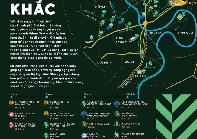 Căn Hộ cao cấp URBAN GREEN quốc lộ 13, Thủ Đức, Tphcm