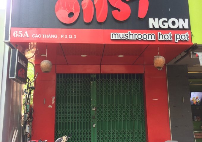 Chính chủ cần Bán nhà Mặt tiền #65A Cao Thắng Phường 3 Quận 3