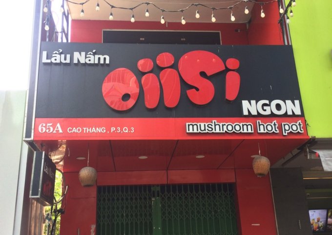 Chính chủ cần Bán nhà Mặt tiền #65A Cao Thắng Phường 3 Quận 3