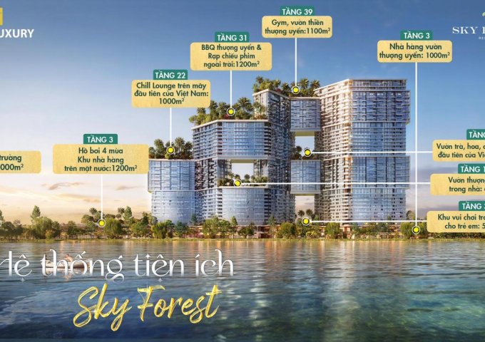 Chính thức mở bán siêu chung cư ecopark Sky Forest ecopark tiêu chuẩn 5 sao