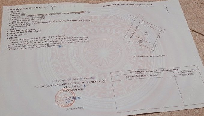 Chính chủ bán đất phường Đông Ngạc, quận Bắc Từ Liêm, Hà Nội.