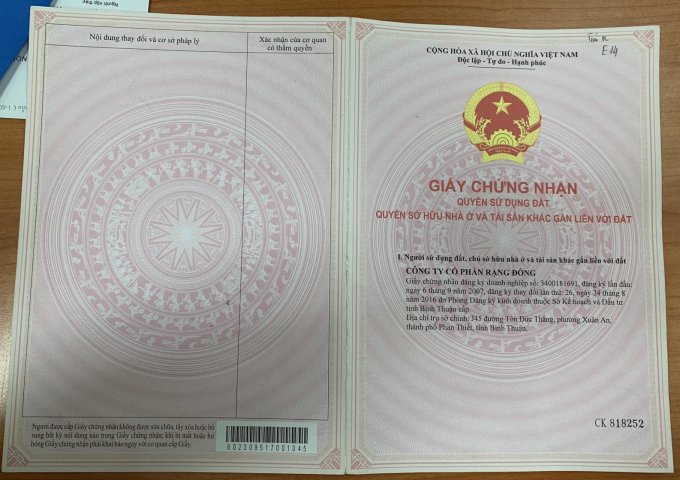 Chính chủ Cần bán gấp đất KDC Rạng đông
