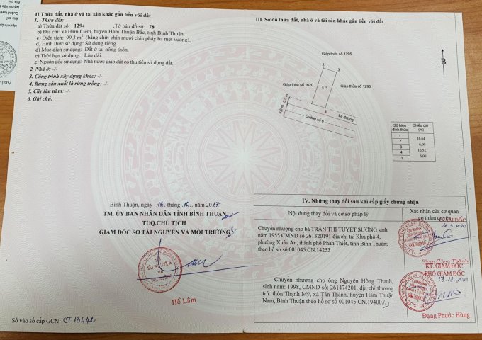 Chính chủ Cần bán gấp đất KDC Rạng đông