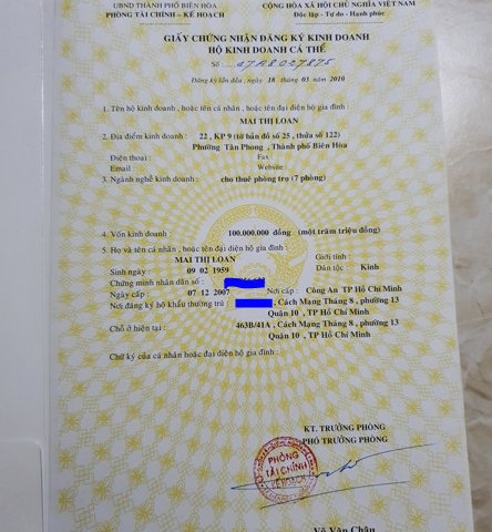 Cần Bán đất thổ cư phường Tân Phong, Biên Hòa