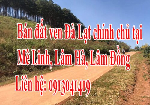 Bán đất ven Đà Lạt chính chủ tại: Mê Linh, Lâm Hà, Lâm Đồng.