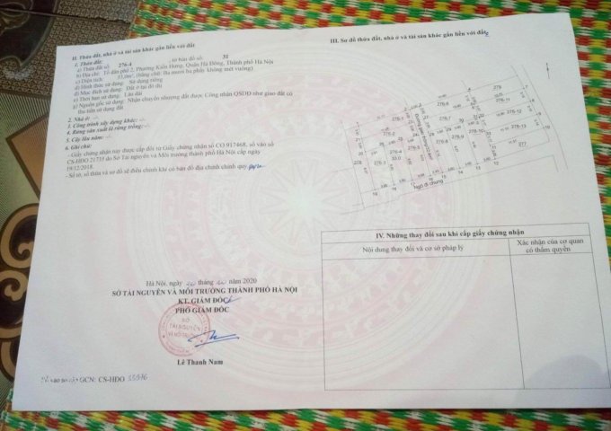 Chính chủ cần bán nhà tại Làng Đa sỹ Phường Kiến Hưng Hà Đông Hà Nôi