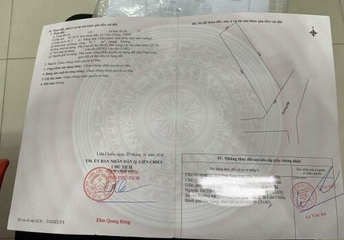 Chính chủ cần bán gấp lô đất kiệt ô tô quay đầu tại K75 Nguyễn Văn Cừ - Liên Chiểu - Đà Nẵng