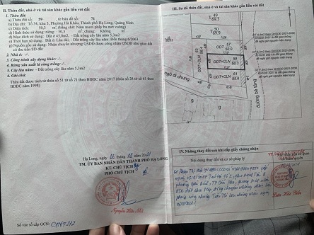 Chính chủ cần ra đi nhanh lô đất tại Khu Đồi Cao - Phường Hà Khẩu - TP Hạ Long - Quảng Ninh.