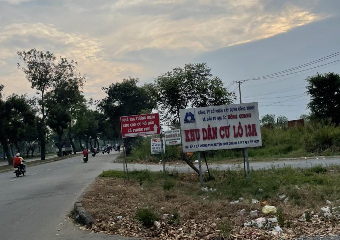 Bán nhanh đất nền đầu tư KDC 13A Hồng Quang trục chính 20m. Giá 45tr Thương Lượng