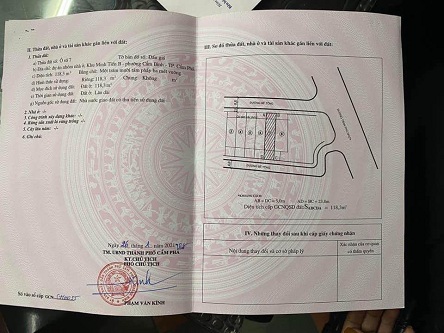 CHÍNH CHỦ cần bán tại Khu Minh Tiến B, Phường Cẩm Bình, TP Cẩm Phả, Quảng Ninh.