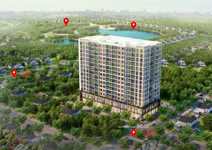 Em còn 1 số quỹ căn đẹp dự án Phương Đông Green Home, tầng đẹp, view thoáng, gần quận ủy Long Biên, view hồ