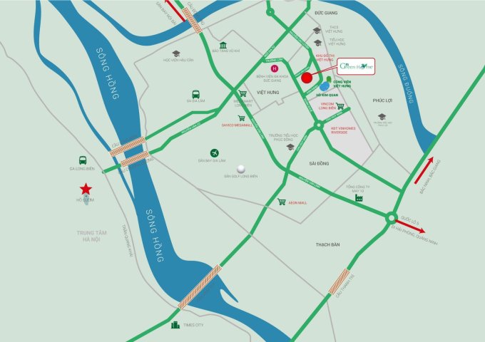 Em còn 1 số quỹ căn đẹp dự án Phương Đông Green Home, tầng đẹp, view thoáng, gần quận ủy Long Biên, view hồ