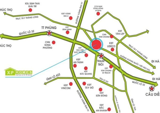 Mở Bán Chung Cư XPHomes Star Tân Tây Đô Quốc Lộ 32, Giá tốt được chọn căn tầng, 3 phòng ngủ, ở ngay