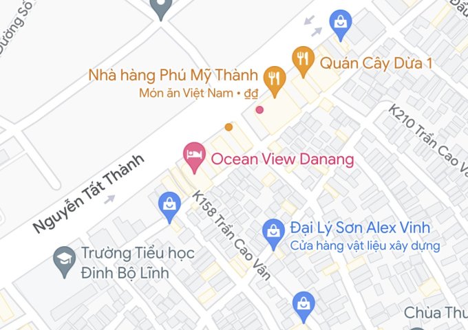 Bán đất đường Nguyễn Tất Thành, Phường Xuân Hà, Quận Thanh Khê. DT: 250 m2. Giá: 23 tỷ